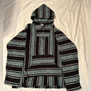 Sunspecs Blue, Black, and White Hoodie Size XL